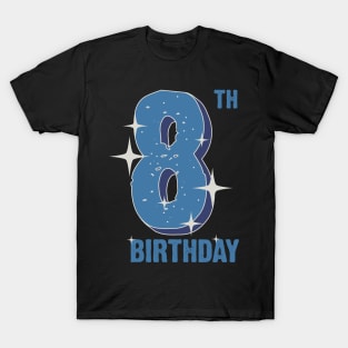 8th birthday for boys T-Shirt